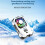 X136 Cell Phone Semiconductor Cooling Radiator Built-in 2500mAh 7