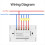 WiFi Smart Light Switch 2500W 1 Gang Touch Switch with Neutral Wire A 5