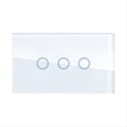 Διακόπτης αφής WiFi Smart Light 2500W 3 Gang με ουδέτερο καλώδιο C