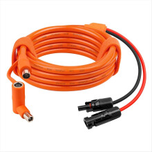 Cabo de extensão de carga solar para CC de 8 mm, 10 pés, 12 AWG + 14 AWG