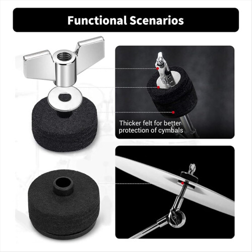 21PCS Cymbal Replacement Accessories, Standard Hi-Hat Clutch 2