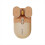 USB Rechargeable AI Wireless Mouse AI Voice Control Milk Tea Color 1