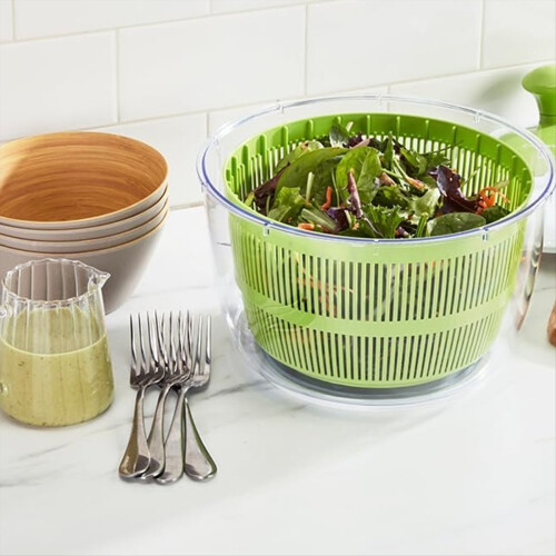 Centrifugadora de salada grande - Lave e seque folhas verdes para salada 2