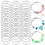 45 Pcs Snake Charm Bracelet Set Stainless Steel 3
