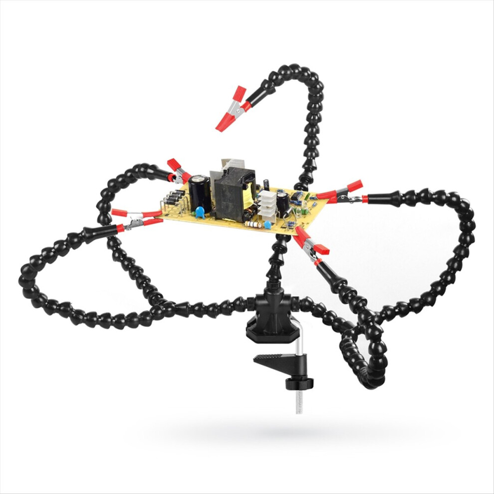 Desk Clamp Soldering Third Hand Tool 5 Arms Soldering Station Holder-image-OPC-PHZNFGC-NEW