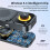 Bluetooth-luidspreker, handsfree auto, zonneklepclip, draadloze audio 4
