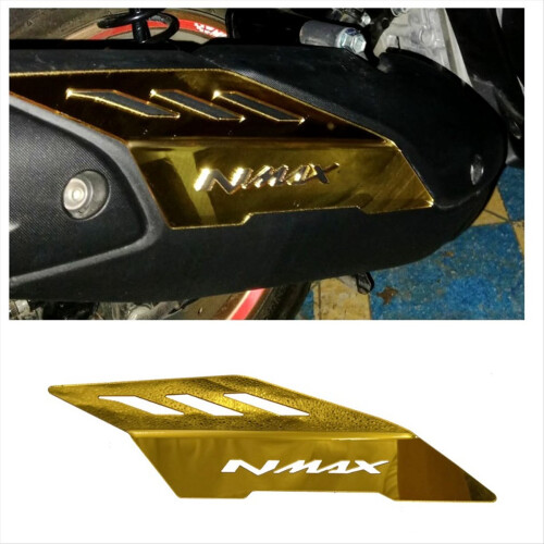 Motorrad Auspuff Abdeckung Dekoration für NMAX155 Gold 1
