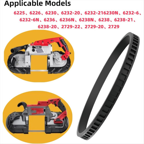 6 Pcs 45-69-0010 Replacement Blade Pulley Tires for Band Saw 2