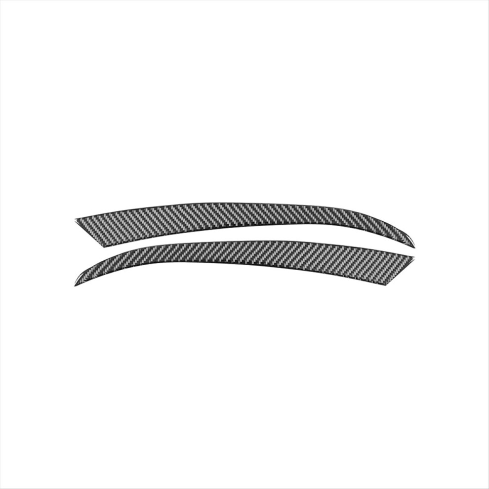 Carbon Fiber Headlight Eyebrow Eyelids Cover Trim For 4853776044176