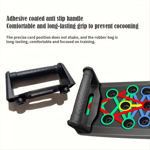 Draagbaar opvouwbaar push-upbord, multifunctionele antislipmat 1