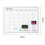 Maandelijkse whiteboardkalender 16x12 inch 2