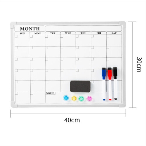 Maandelijkse whiteboardkalender 16x12 inch 1