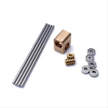 0.2M Turbine Worm Gear Micro-type 90Transmission Box DIY Car Model,B
