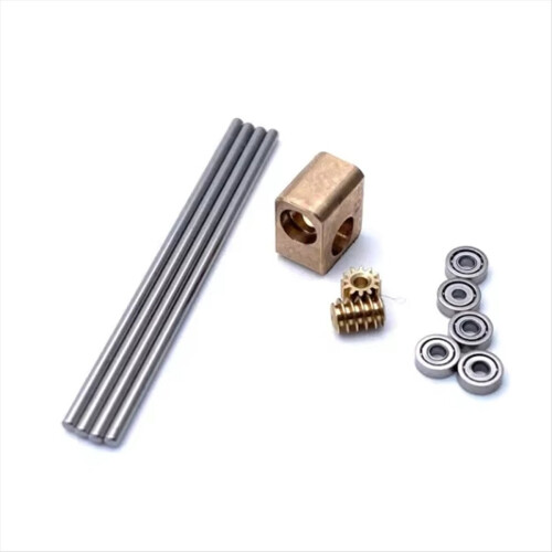 0.2M Turbine Worm Gear Micro-type 90Transmission Box DIY Car Model,B