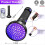 Detector de vazamento de ar condicionado automotivo com 100 LEDs e corante UV 3