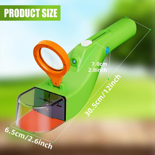 Bug Vacuum Insect Catcher, Spider Insect Catcher with LED Light A 1