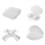 4Pcs Microwave Cooking Set Oven Cookware Set with Bacon Baking Plate 1