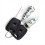 Replacement Auto Full Set Door and Ignition Lock Cylinder for 2