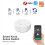 Interruttore dimmer con pulsante di scena wireless Tuya ZigBee Smart Knob 2
