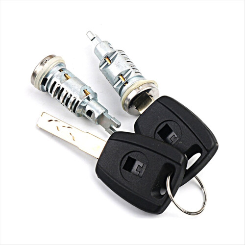 Replacement Auto Full Set Door and Ignition Lock Cylinder for 2