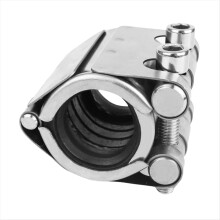 Kit de braçadeira para reparo de tubos - braçadeira de acoplamento de tubos de 3/4 pol. (26-29 mm)