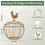 Wire Egg Basket for Gathering Fresh Eggs, Egg Holder for Countertop 4