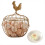 Wire Egg Basket for Gathering Fresh Eggs, Egg Holder for Countertop 1