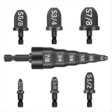 Ferramenta de estampagem de 7 peças HVAC, tubo expansor de cobre para ar condicionado HVAC