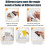 Kit de reparo para drywall, pacote com 8 unidades, kits de remendo para drywall de 6/8/12/12 polegadas 5