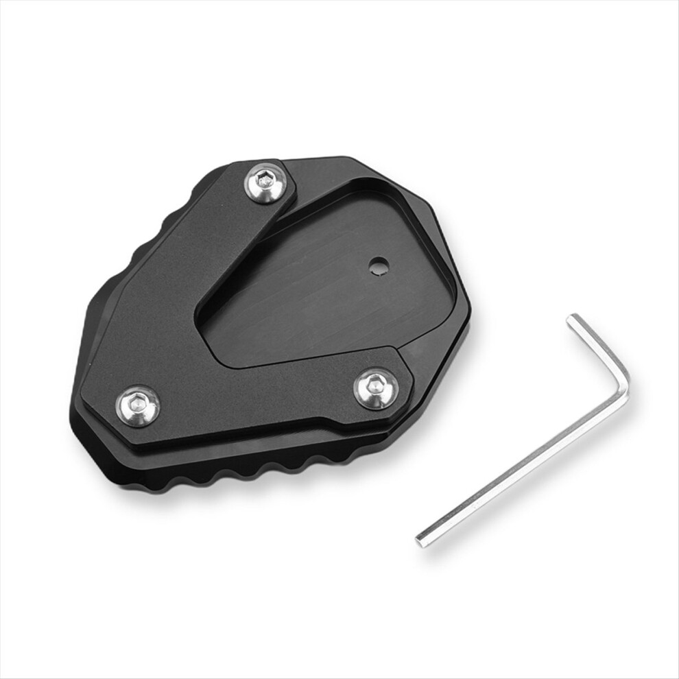 Motorcycle Kickstand Side Stand Enlarger Pad Black 4853776065089