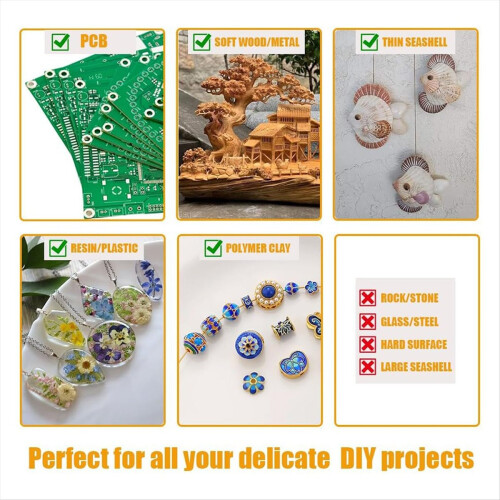 Perceuse manuelle à étau à broches avec 25 forets (0,5 mm à 3 mm) B 1