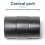 Conector de mangueira de pó de 4 polegadas 70123 com adaptador de emenda de conexão rápida 3