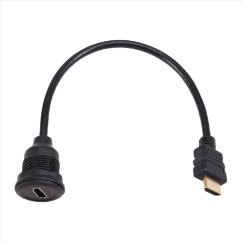 4K -Compatible Panel Mount Cable High-Speed -Compatible Cable 1