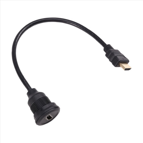 4K -Compatible Panel Mount Cable High-Speed -Compatible Cable 2