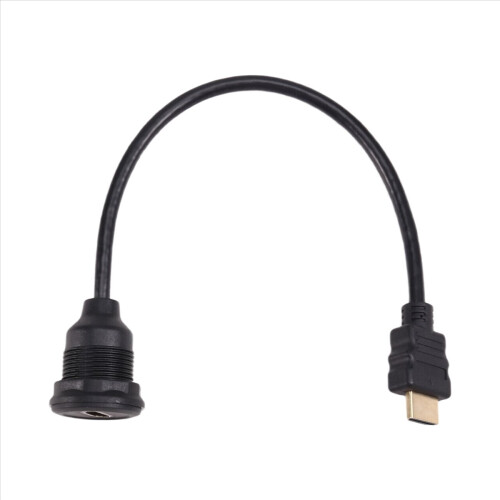 4K -Compatible Panel Mount Cable High-Speed -Compatible Cable