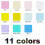 Folhas de vinil para transferência térmica 12x10 polegadas - para coleção Bohemian Color 3