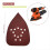 Pacote com 60 lixas para mouse, sortimento de lixas para mouse, 12 furos 6