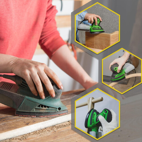 Pacote com 60 lixas para mouse, sortimento de lixas para mouse, 12 furos 1