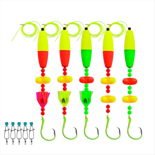 Γατόψαρο Float Rigs - Εξαρτήματα Αλιείας με Κουδούνισμα, 5 τεμάχια Rigs