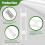 2 pcs Double RV Refrigerator Bars, RV Tension Rods 2