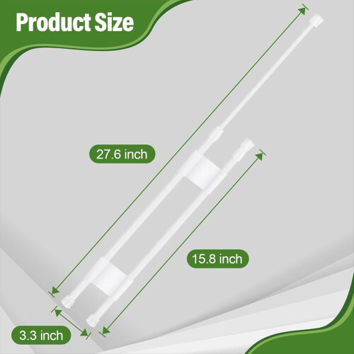 2 pcs Double RV Refrigerator Bars, RV Tension Rods 2