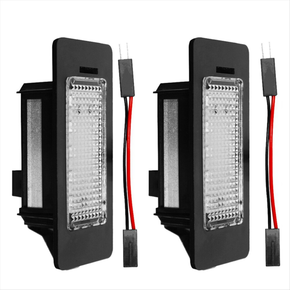 2Pcs Car License Plate Colorful Flashing And Decoding Light 4853776066628