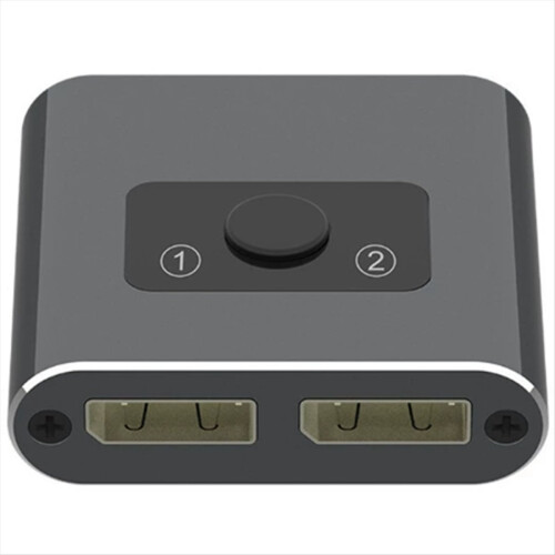 -Compatibele splitter/switch 2-poorts 4K Ultra HD 1 in 2 uit 1