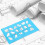 2 Pcs Sheet Metal Duct Fitting Template Reusable Stencils 5