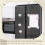 200Pcs Heart Button Maker Supplies Glittering Film 5