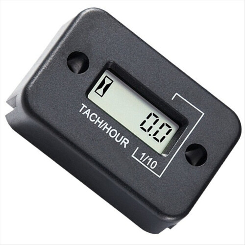 Tachometer Hour Meter Waterproof LCD Display Motorcycle ATV 2