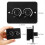 Interruptor de dimmer LED DC 12V para RV, dimmer LED PWM de 2 vias para RV 3
