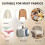 Rechargeable Fabric Shaver With Light - Portable Lint & Pill Remover 5