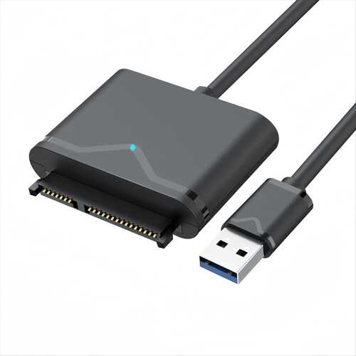 USB 3.0 - DC-virtaportilla varustettu SSD-levysovitinkaapeli