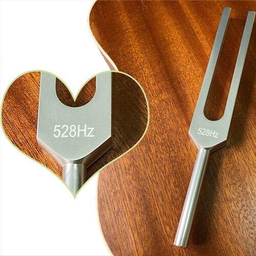 528 Hz Tuning Fork with Resonance Box and Storage Bag 1